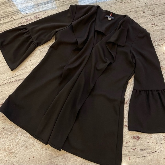Tommy Hilfiger 3/4 bell sleeves open jacket blazer size 12 - Picture 1 of 9